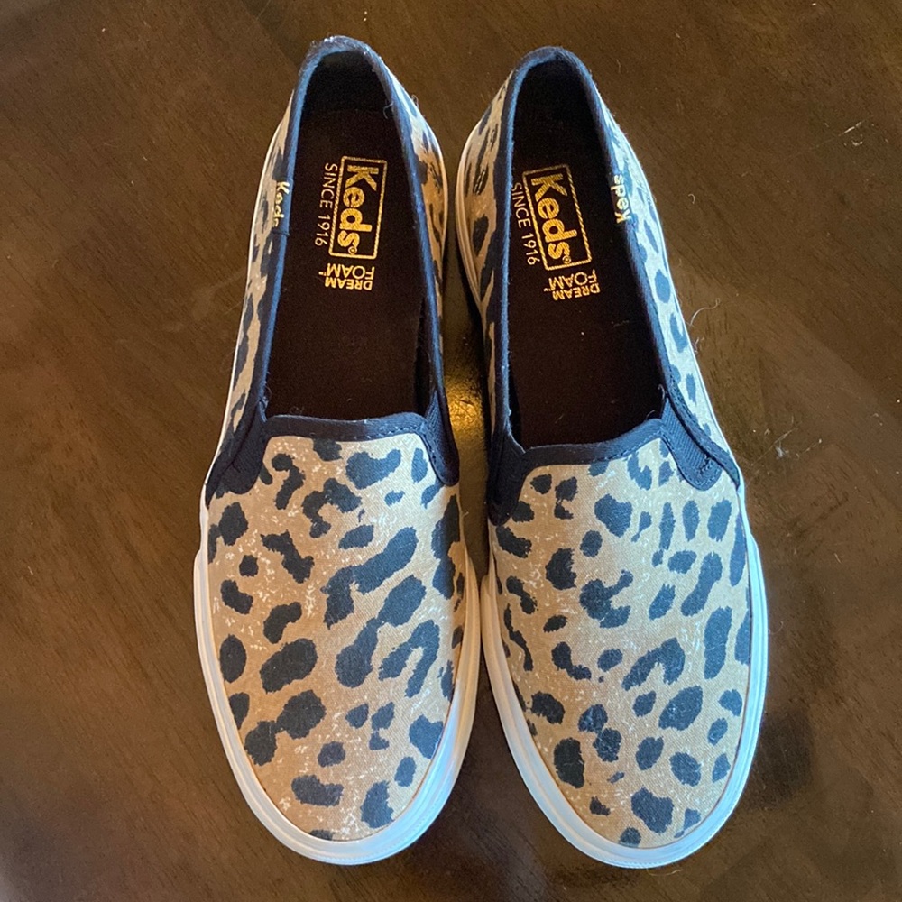 New without tags, Dream Foam Keds, leopard print